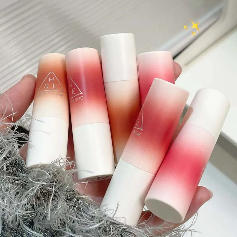 HERORANGE Yarn Felt Velvet Fog Matte Lipstick Fog Face Velvet Color Holding Makeup Lifting Color Whitening Lipstick