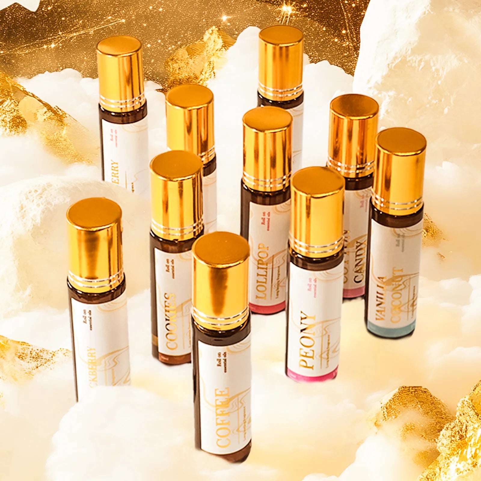 10ml Chocolate Musk Roller Essential Oils Women's Massage Body Oils Skincare Holiday Gifts Nail Care Moisturizing