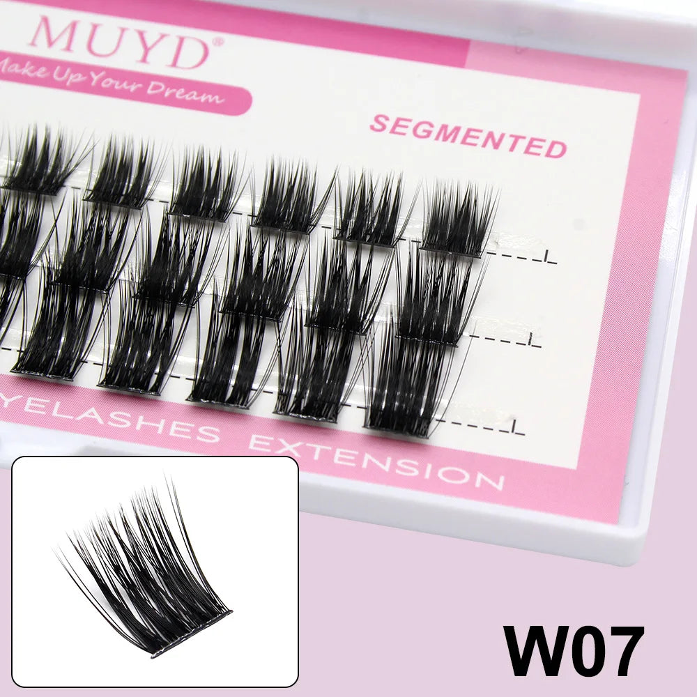 Russian Personal Eyelashes 3D Sexy Fluffy Single Cluster False Eyelashes Are Natural, Soft, And Easy To Operate Makeup Tools