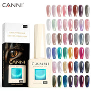 CANNI HEMA TPO FREE Gel Nail Polish Galaxy Cat Eye Gel Magnet Glitter Diamond Sparkle Gorgeous Color Soak Off UV LED Gel Lacquer