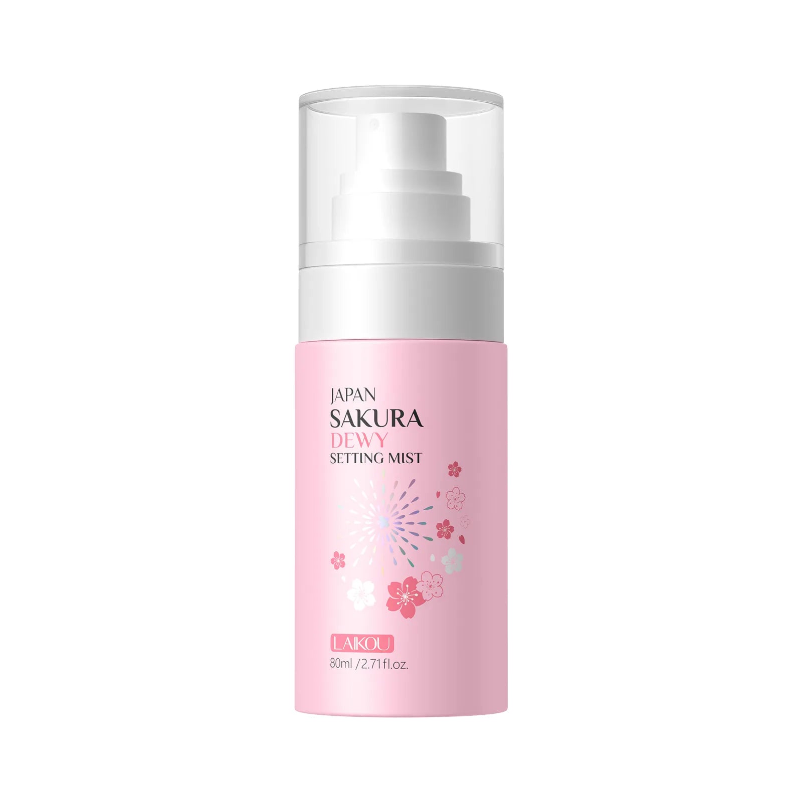 Long Lasting Makeup Setting Spray Sakura Face Mist Oil Control Waterproof Moisturizing Quick Fixer Non Sticky Dewy Finisher