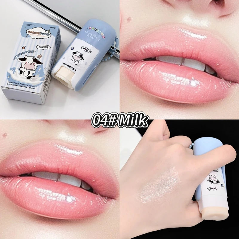 SHAQINUO Lip Balm 9g Moisturizing Deep Hydrating Anti-Dry Crack Repair Lip Lines Student Colorless Lip Care