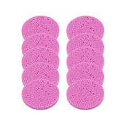 5/10pcs 6//8/10cm Face Round Makeup Remover Tool Natural Wood Pulp Sponge Cellulose Compress Cosmetic Puff Facial Washing Sponge