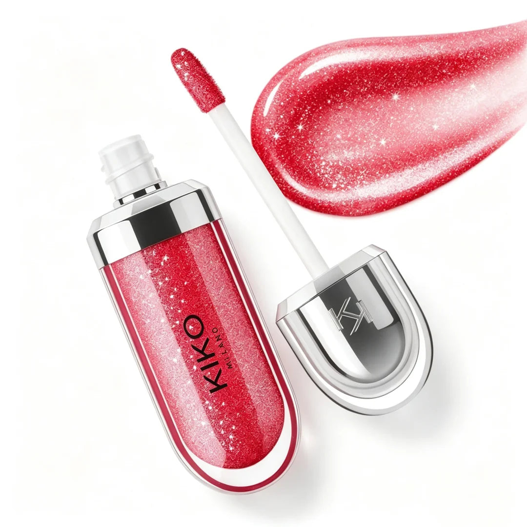 KIKO Milano 3D Hydra Lip Gloss – High Shine Hydrating Plumping Non-Sticky Moisturizing Waterproof And Long-Lasting Lip Makeup
