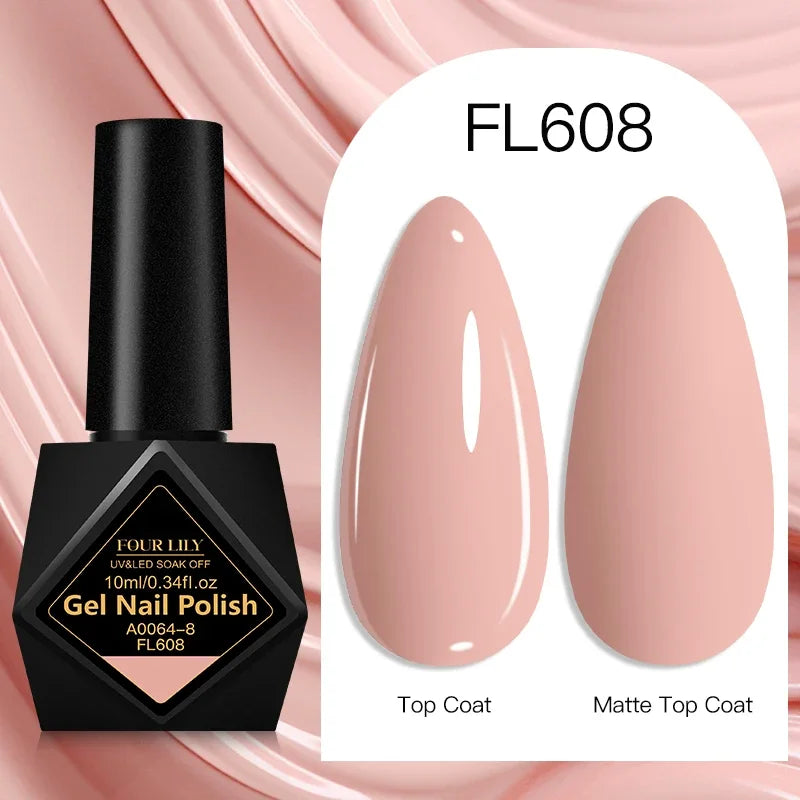 10ml Gel Nail Polish 162 Colors Nail Supplies Vernis Semi Permanent Nail Art Manicure Soak Off LED UV Gel Nail Varnishes Summer