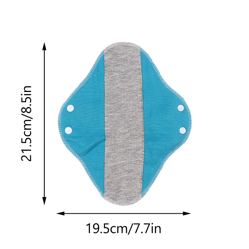1/4pcs Thin Cloth Pads Soft Cotton Washable Feminine Panty Liners Sanitary Pads Napkin Daily Reusable Menstrual Hygiene Pads