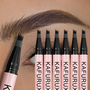 6 Colors 1PC Brown Eyebrow Pen Waterproof 4 Split Tip Black Eyebrows Pencil Liquid Eye Brow Makeup Lasting Cosmetic for Gifts