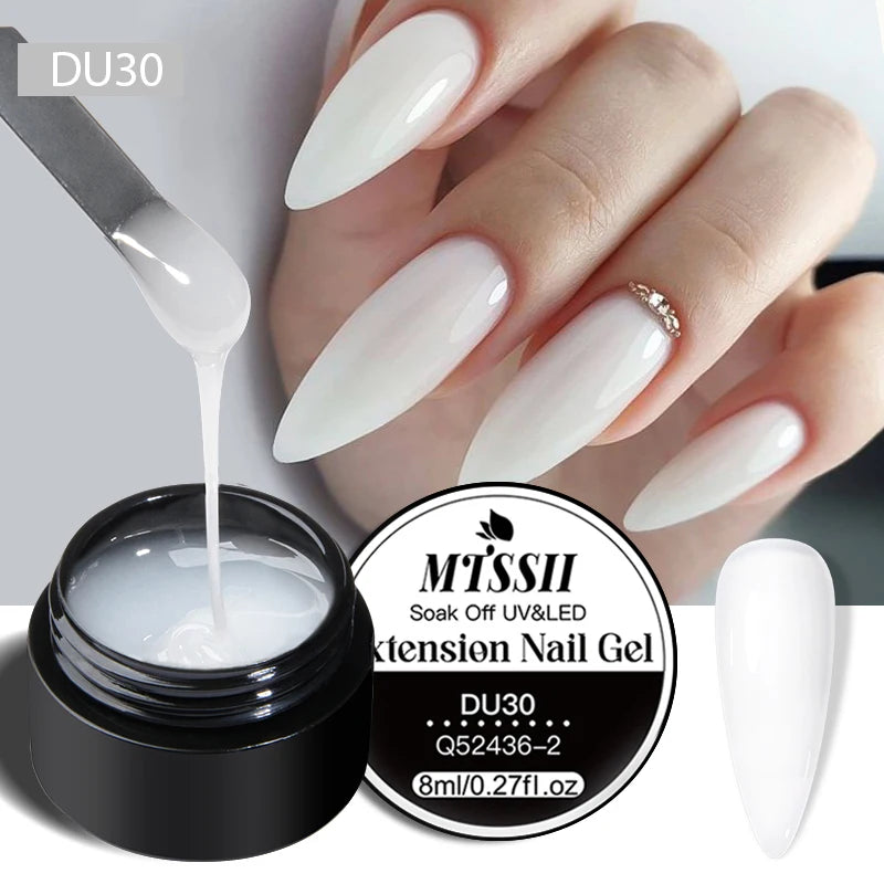 8ML Glitter Gel Nail Polish Shining Mineral Sequins Soak Off UV LED Nail Gel Semi Permanent Nail Art Supplies for Manicure