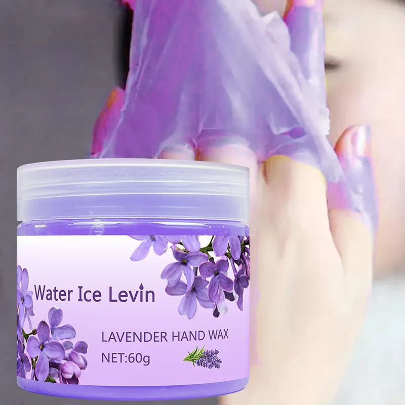 Lavender Moisturizing Hand Wax Mask, Hypoallergenic, for Hands and Feet, Smooths Skin, Gentle Cleansing Hand Mask, Brightens Hand Skin