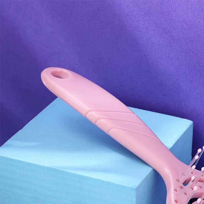 Relaxing Elastic Massage Comb Portable Hair Brush Massage Brush Brushes Head Combs Scalp Massage Brush Wet And Wavy Bundl