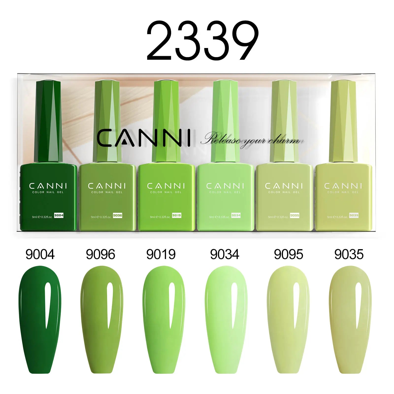 6pcs*9ml HEMA TPO FREE Nail Gel Polish CANNI Semi Permanent Jelly Pink Nude Color Gel Varnish Great Coverage UV LED Lacquer
