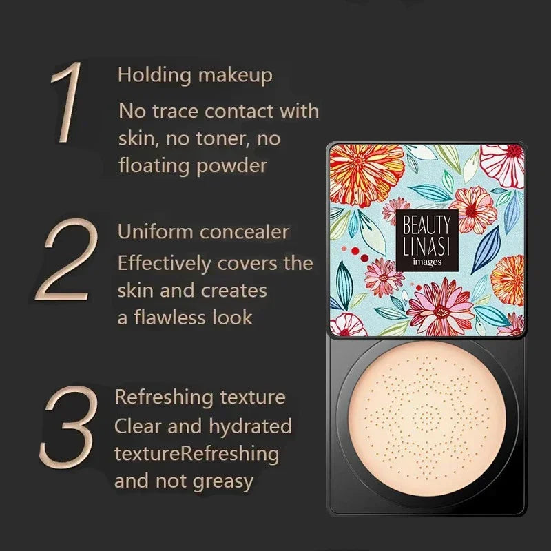 Mushroom Head Air Cushion, CC Cream Natural Moisturizing Foundation Concealer Whitening Oil-control Makeup Cosmetics BB Cream