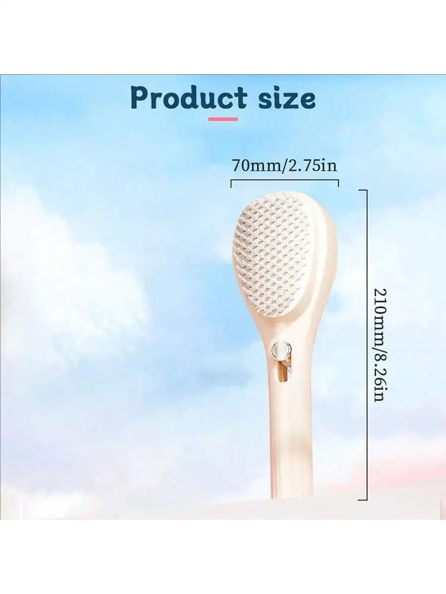 1pcs Magic Retractable Hair Comb-Anti-Static Scalp Massaging & Detangling Brush for All Hair Types Holiday Gift Box Beauty Tool