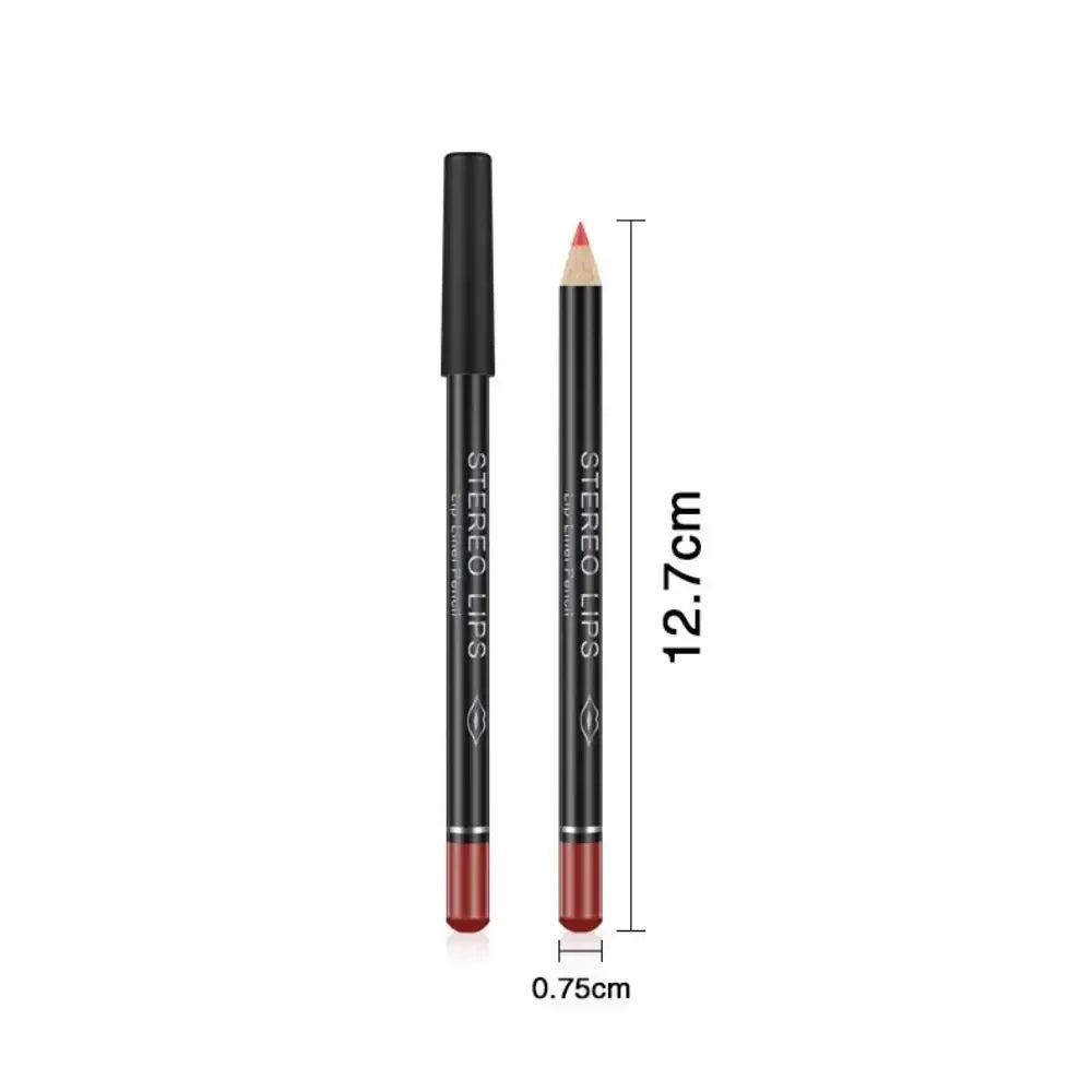Luxury Long-Lasting Matte Lip Liner Plumping Lip Perfect Outline Filling Makeup Lipliner Waterproof Smooth Lipstick Pencil