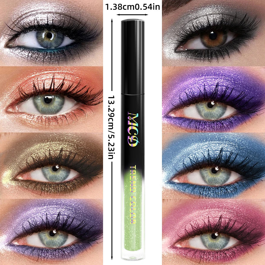 1PC Waterproof Liquid Eyeshadow Pen 13 Colors - High Shine  Long-Lasting & Smudge-Proof Makeup Gifts Looks glitter Eye Cosmetic