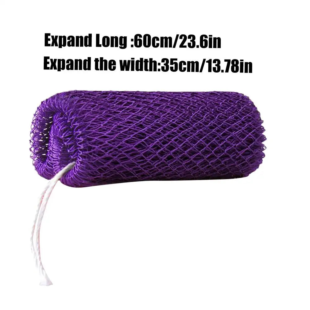 1pc African Net Bath Sponge Exfoliating Washcloth Double Side Loofah Towel Back Shower Scrubber Body Bathroom Accessories