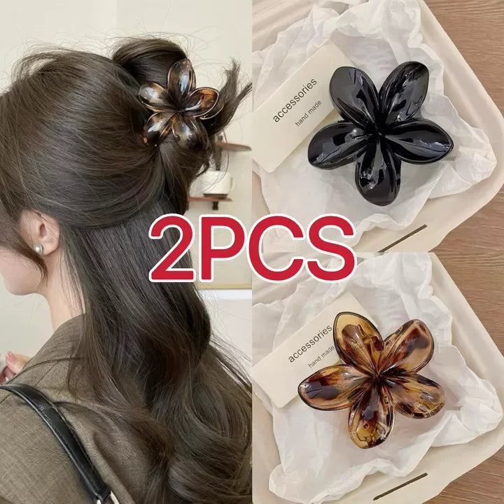 1/3Pcs Bohemian Leopard Flower Hair Claw Clips for Women Girls Autumn Winter Fashion Ponytail Hairpins Barrette Hair Accessories
