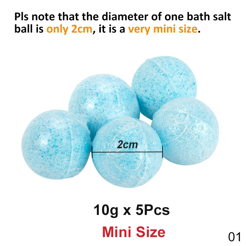 Bath  Pack Gift Set Bath Salt Balls Essential Oil Bath s for Moisturizing Skin Fizzy Spa Bath Bubble  Aromatic Odor