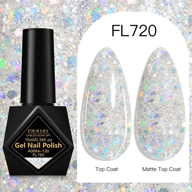 10ml Gel Nail Polish 162 Colors Nail Supplies Vernis Semi Permanent Nail Art Manicure Soak Off LED UV Gel Nail Varnishes Summer