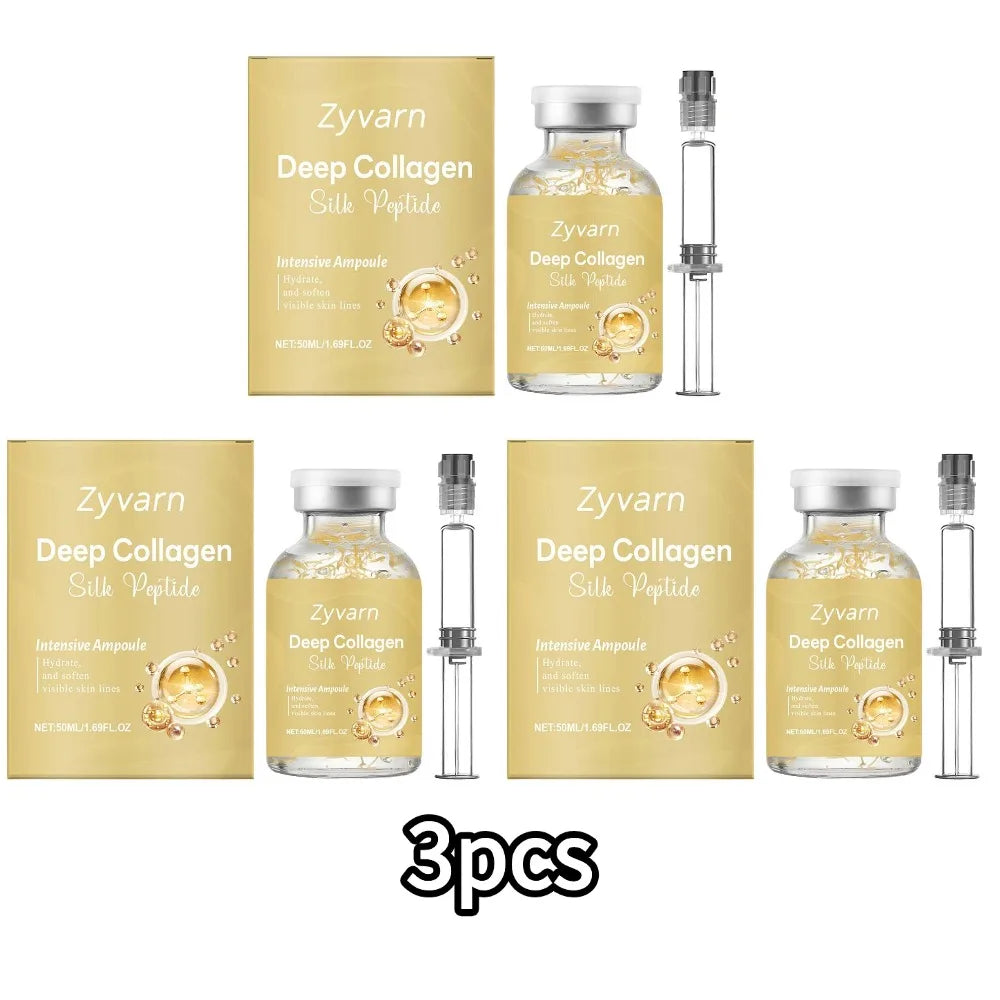 Collagen Peptide Serum Ampoule Fresh Lock Technology Skin Firmness Hydration Plant Extract Skin Barrier Care Daily Glow Boost