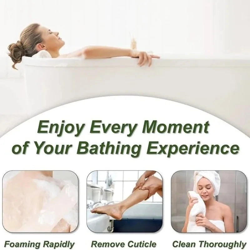 Back Skin Scrubber Massage Exfoliating , Long Strip for Back Scrubbing