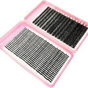 80D Cluster Eyelash Extensions with Lash Spikes Lash Clusters Wispy Eyelashes Clusters Fluffier Individual Lashes Clusters