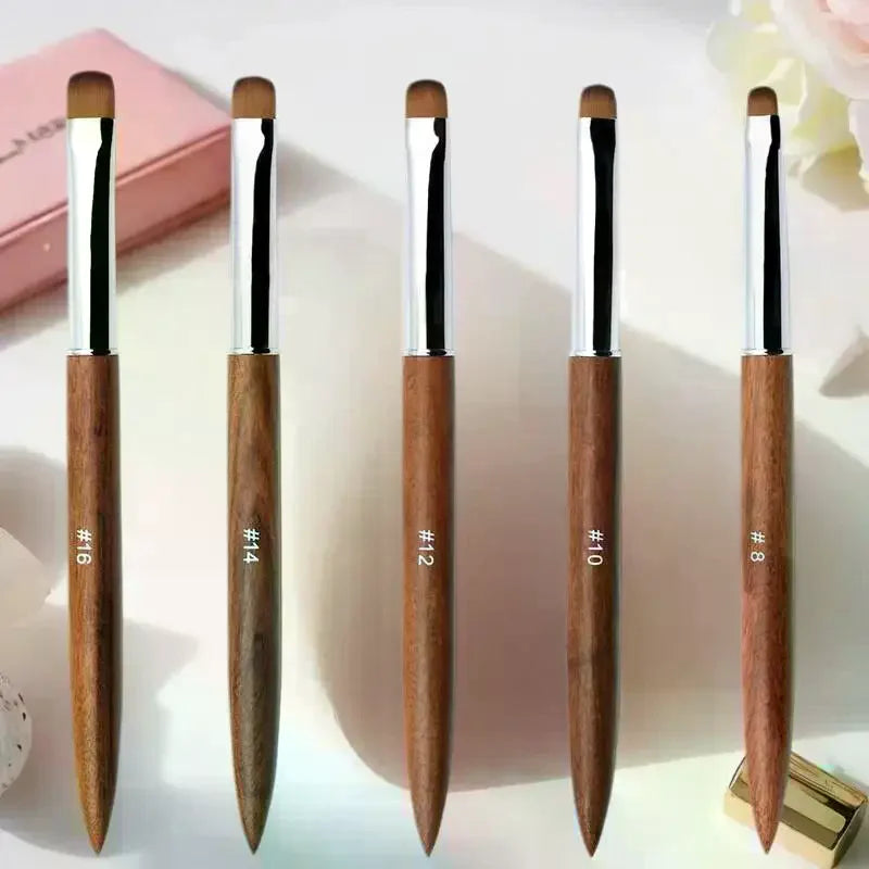 French Nail Art Brushes Flowers Drawing Pen Versatile Nail Drawing Pen Nail Tools Sandalwood Handle Manicure Pen