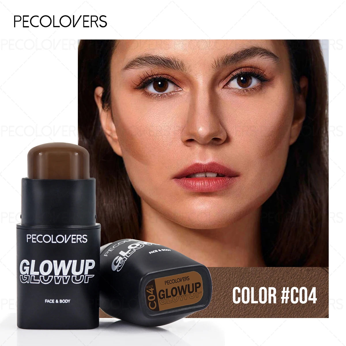 Waterproof Long Lasting Face Bronzer Contour Concealer Foundation Face Corrector Full Cover Pores Dark Circles Contour Stick