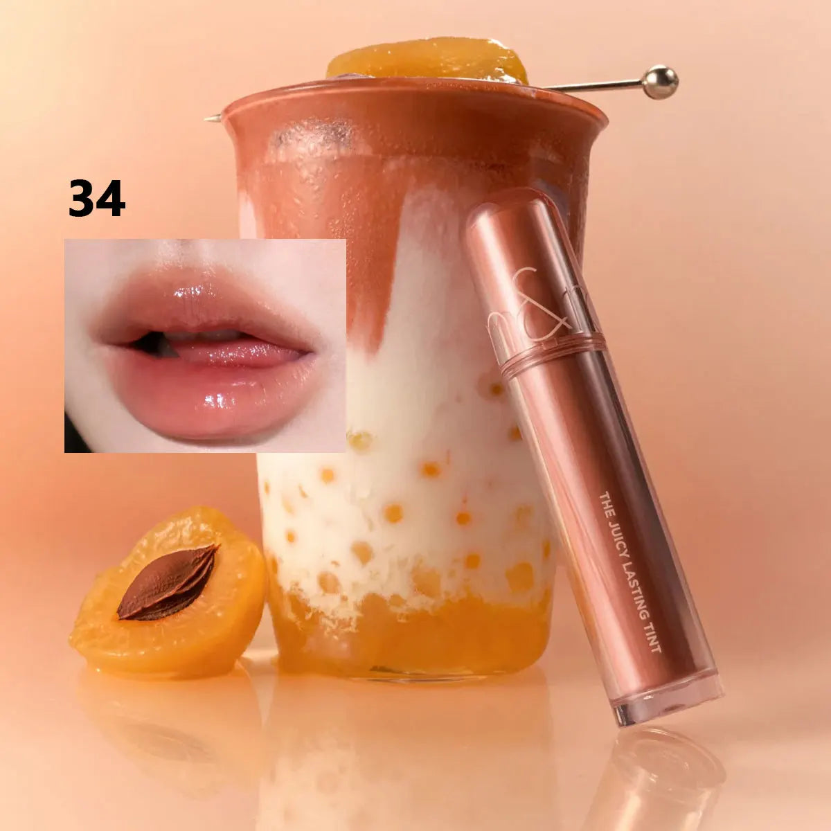 rom&nd THE JUICY LASTING TINT-10 Shades,Mirror Shine Finish,Lip Gloss,Luxury Makeup,Korean Cosmetic,K-Beauty,Korean Makeup