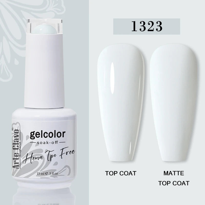 Arte Clavo 116Colors Gel Nail Polish 15ml Colorful Gel Semi Permanent Soak Off UV Gel Nail Art DIY Design Varnishe Nail Supplies