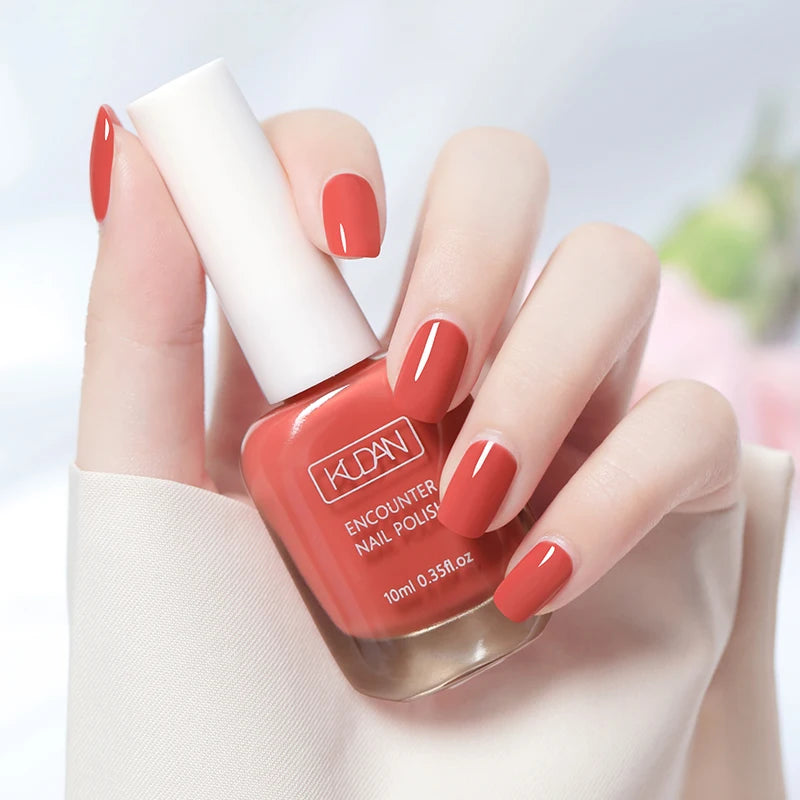 10ml Peel Off Water-Based Nail Polish Fast Drying Long-Lasting Healthy Brightening Effect Long Lasting Nails No Need Lamp Cure