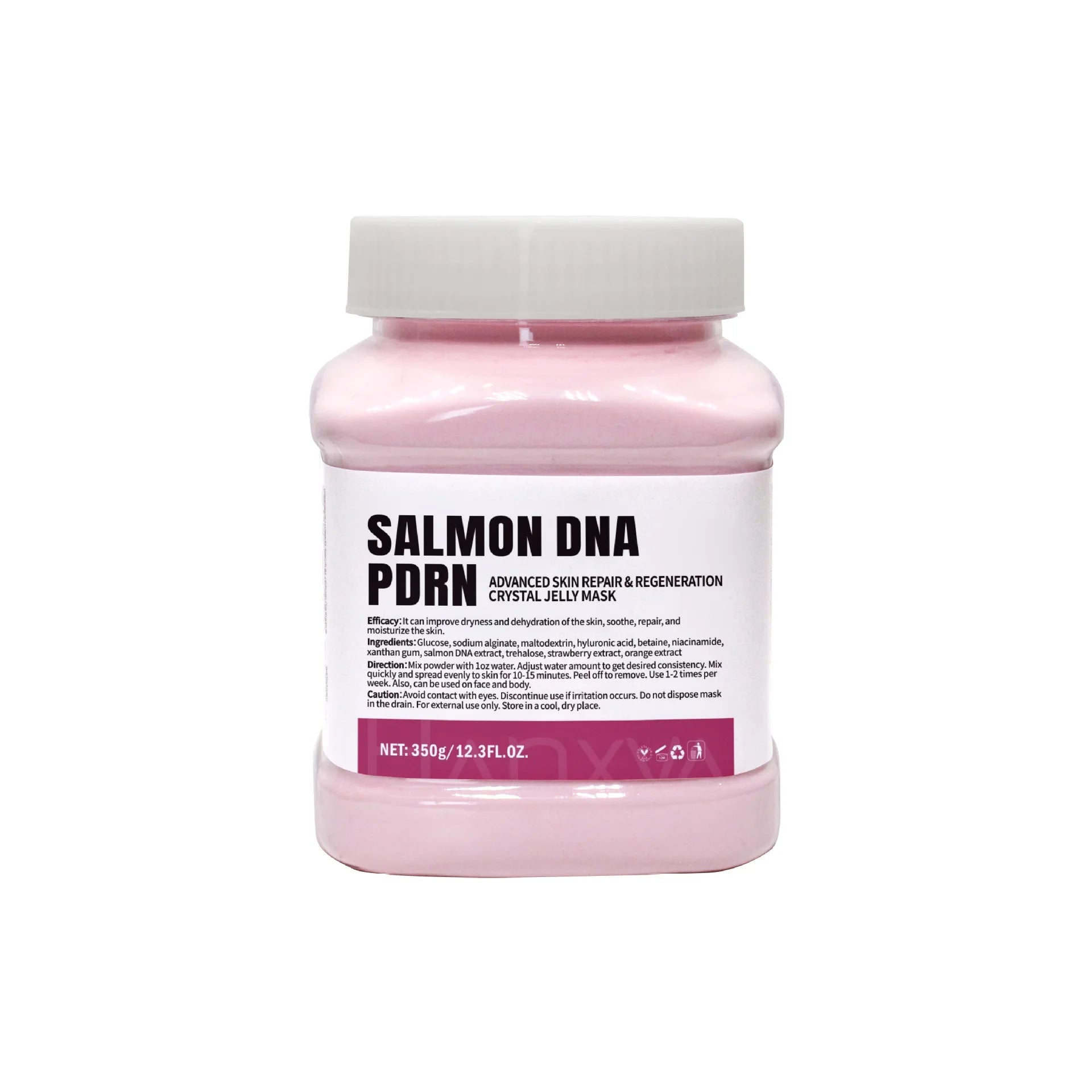 Salmon DNA PDRN Crystal Soft Mask Powder Hyaluronic Acid Jelly Mask Deep Hydration Improves Skin Elasticity Unisex Skin Care