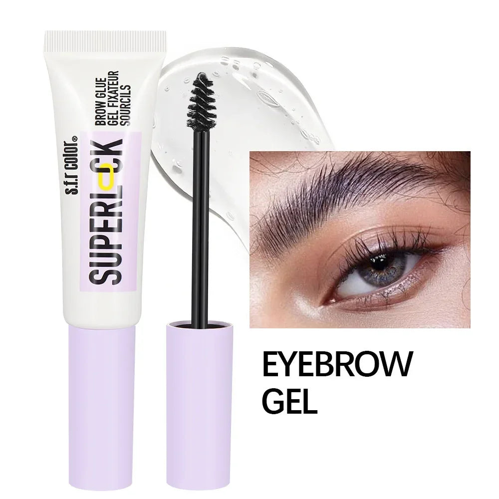 Waterproof Transparent Wild Eyebrow Styling Gel Molding Wax Soap Natural Colorless Brow Shape Fixing Liquid Brows Setting Makeup