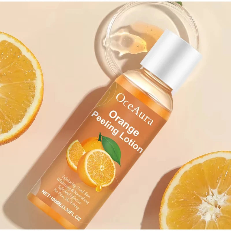 Orange Peel Essential Oil Deep Cleansing Exfoliating Gentle Formula To Soften Smooth Skin Natural Face & Body Scrub Massage Oil