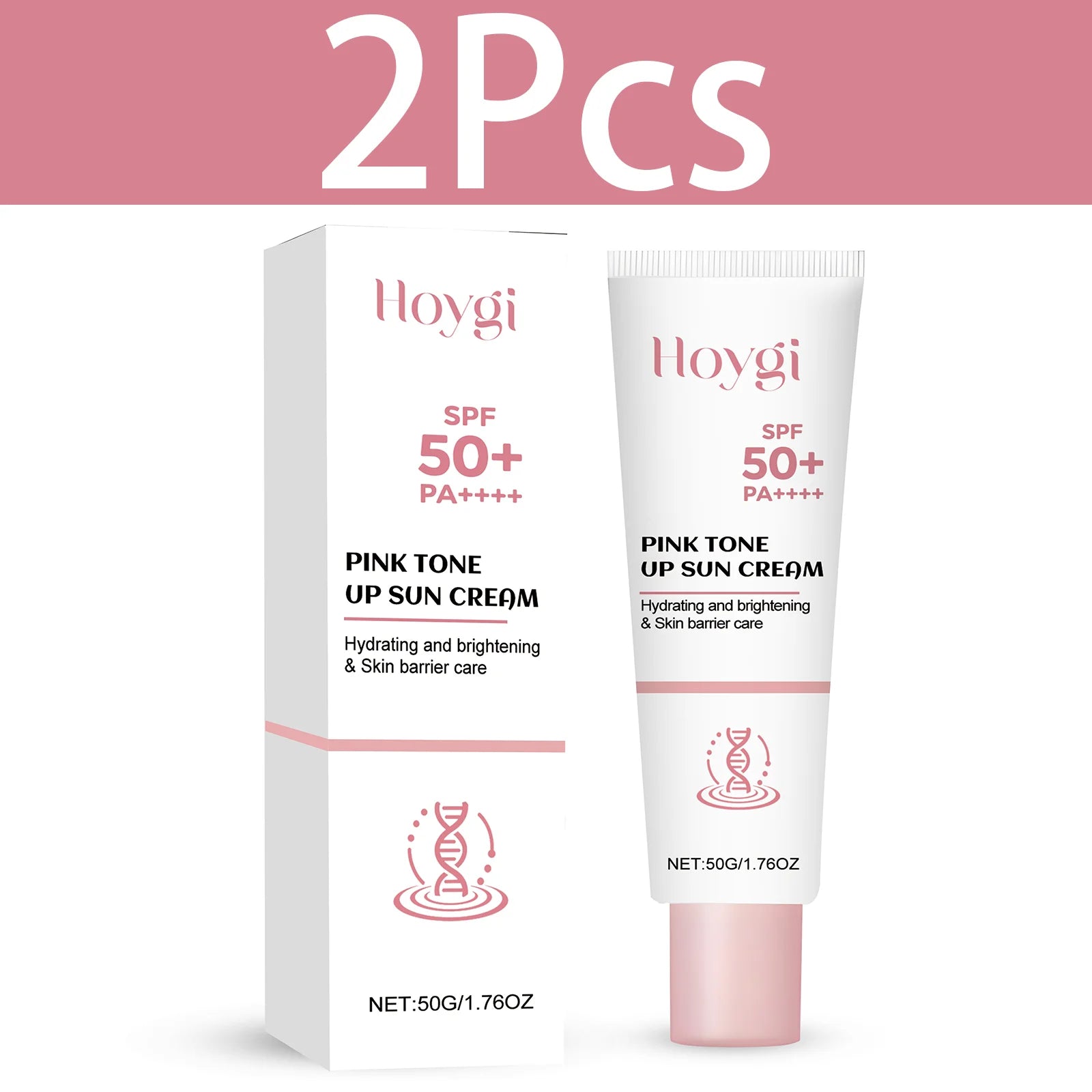 HOYGI Face Cream With Nicotinamide Brightening Skin Daily UV Protection SPF50 Sunscreen Facial Body Care Lotion Hydrating Cream