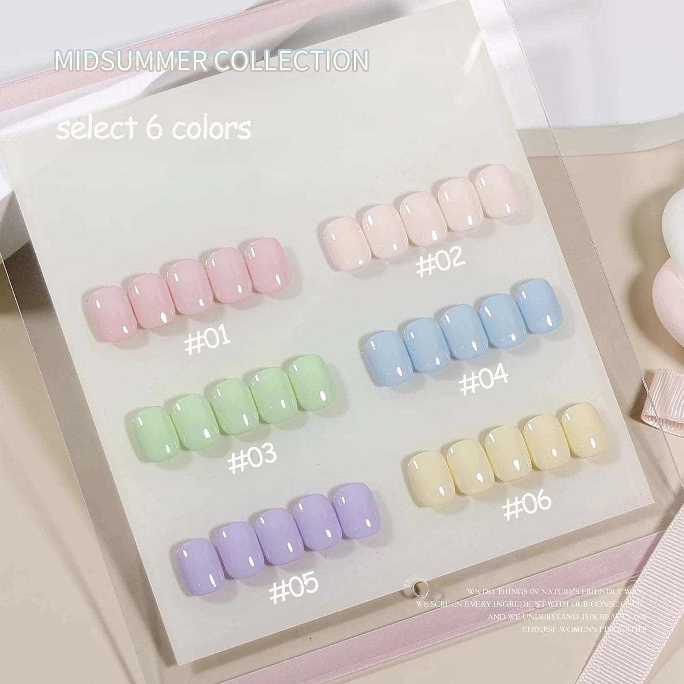WS 10ML 2026 New Pale Yellow Gel Nail Polish Starter Pure Soak Off No Wipe Nail Gel Polish Suitable For All Seasons