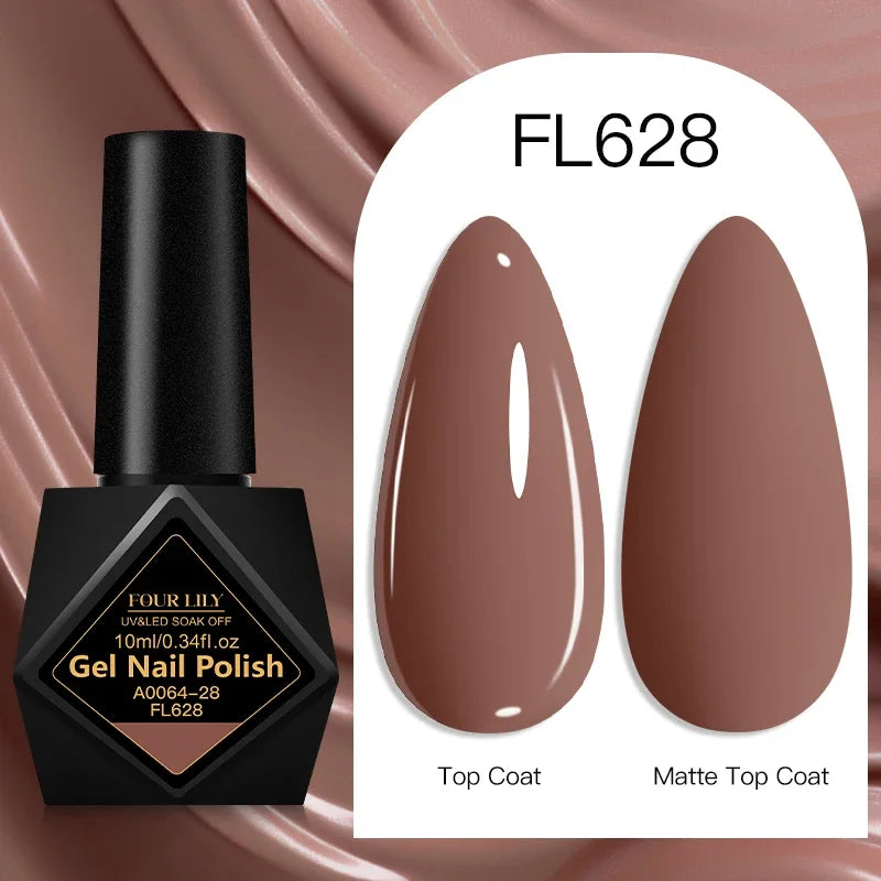 10ml Gel Nail Polish 162 Colors Nail Supplies Vernis Semi Permanent Nail Art Manicure Soak Off LED UV Gel Nail Varnishes Summer