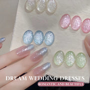 MIANEL 1pcs 12ML Summer Dream Dress Fine Glitter Gel Nail Polish 2025 New Style Popular Whitening Glitter Crushed Diamond