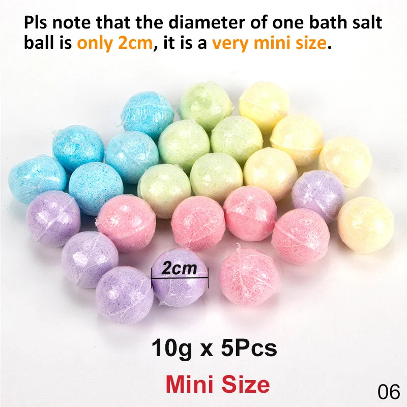 Bath  Pack Gift Set Bath Salt Balls Essential Oil Bath s for Moisturizing Skin Fizzy Spa Bath Bubble  Aromatic Odor