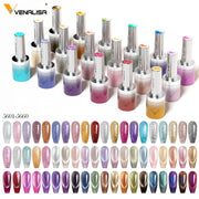 VENALISA 10ml Cat Eye Gel Nail Polish Ultra Sparkle Glitter Gel HEMA FREE TPO FREE Semi Permanent UV LED Soak Off Nail Manicure