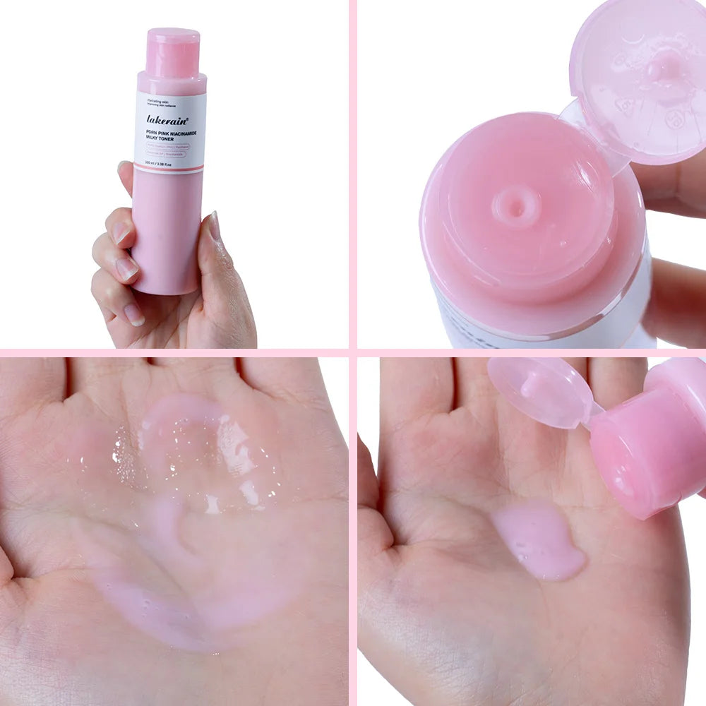 100ml PDRN Niacinamide Essence Toner For Glowing Skin Soothing Moisturizer Deep Nourishing Brightening Facial Water Lotion