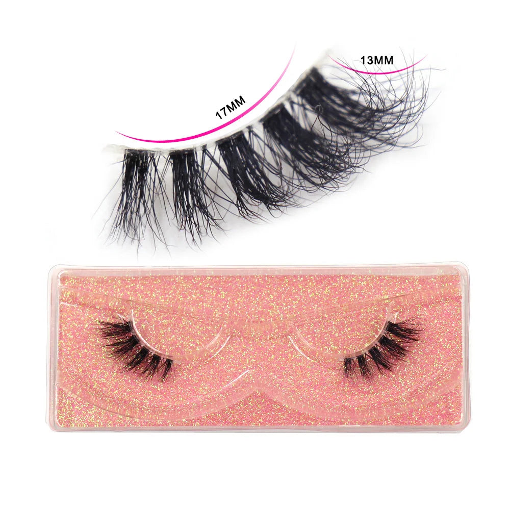 LEHUAMAO Half Eyelashes Natural Half Eye False Eyelashe Soft Wispy 3D Mink Lashes Eyelash Extension For Foxy Eye Sexy Eye Makeup