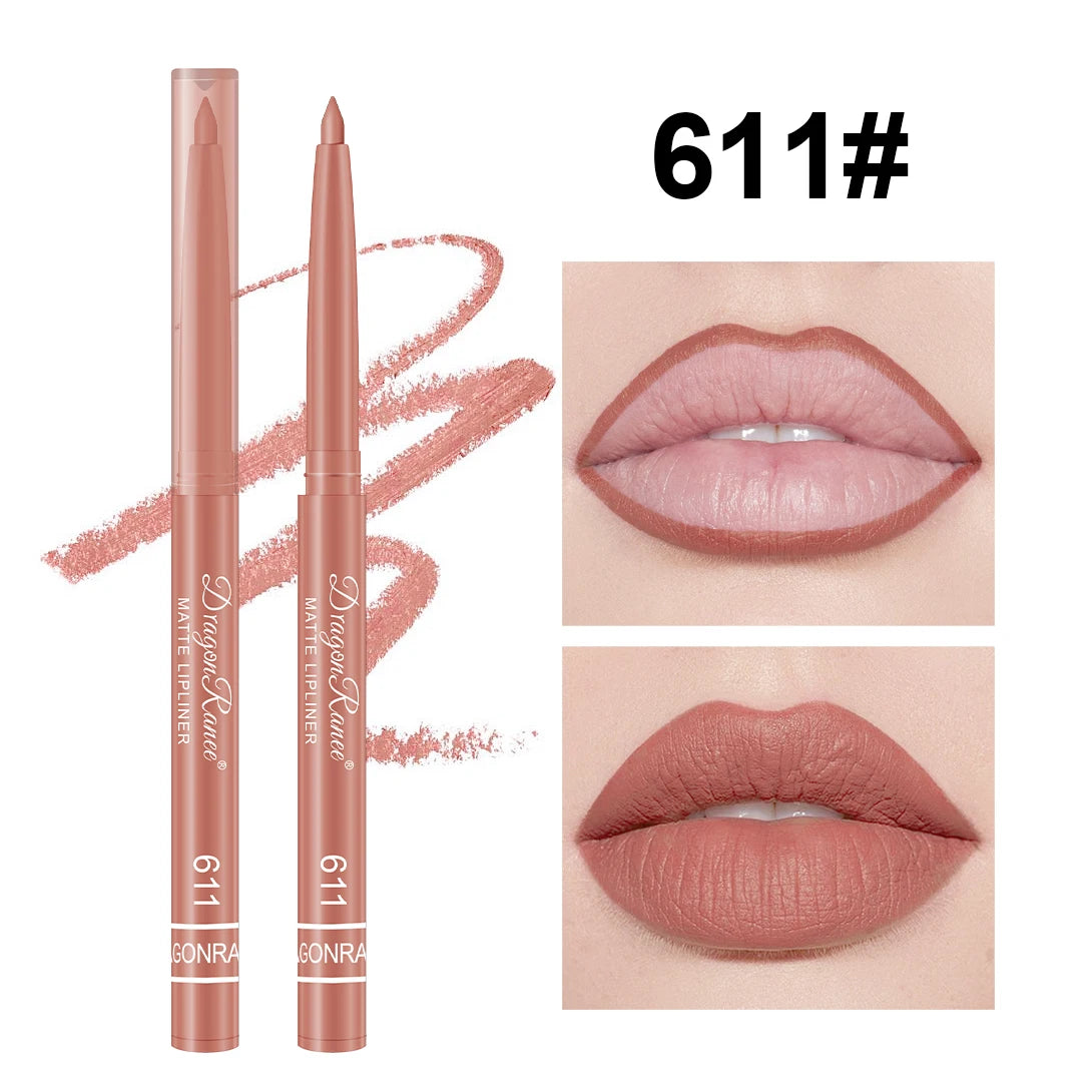Lip Liner to Outline the Lip Shape, Beginner-Friendly, Natural and Delicate, Waterproof, Matte, Nude Color Lip Liner