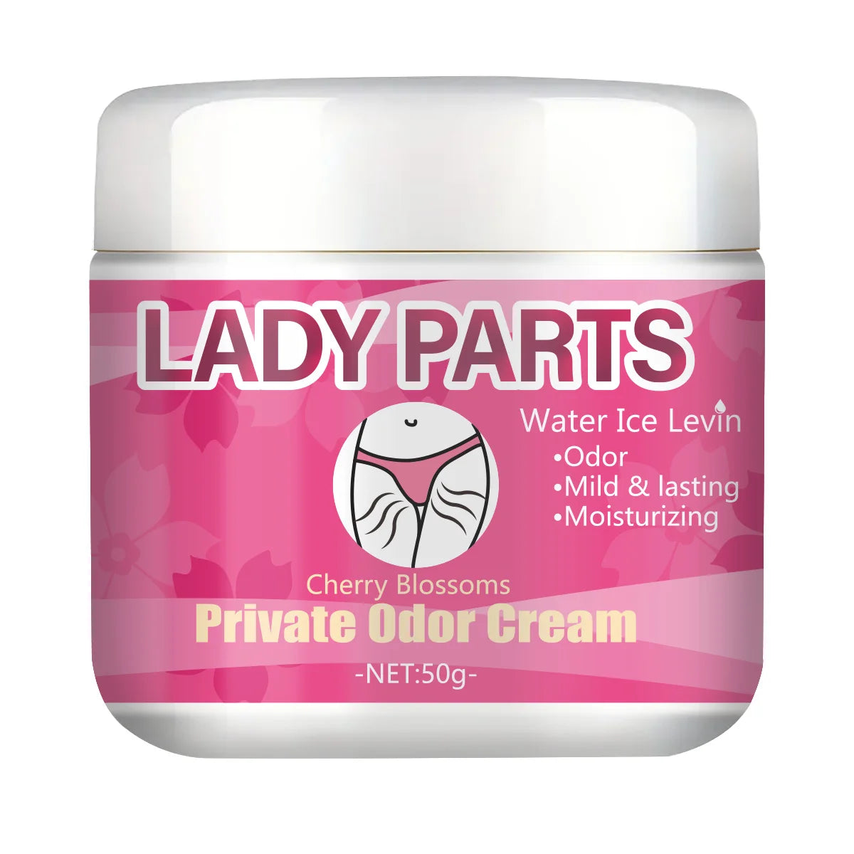 50g* Women's Care Cream Contains Glycerin and Mineral Oil, Gently Deodorizes and Cleanses the Body's Skin, Keeping It Fresh and Moisturized, and Cares for the Skin, for Daily Use