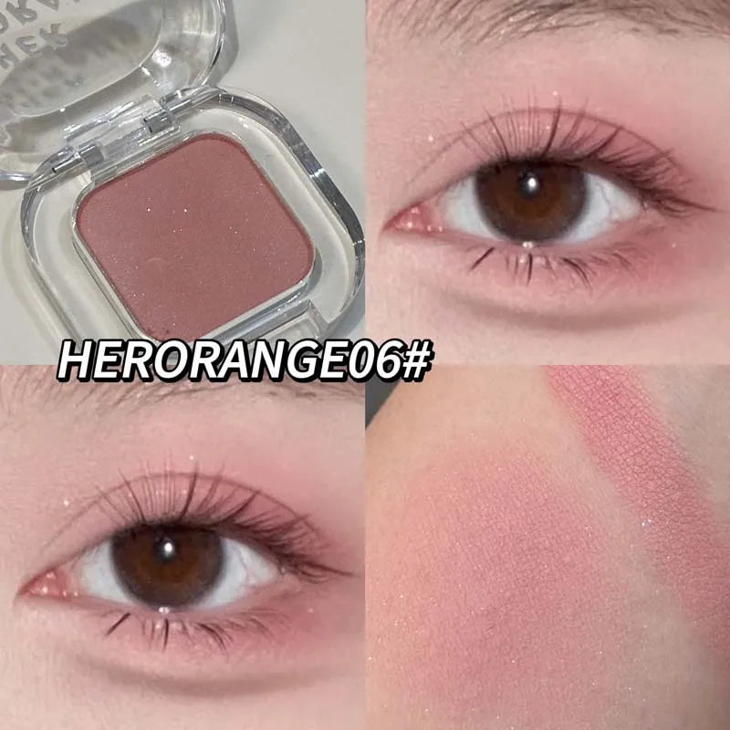 Monochrome Red Brown Aegyo-sal Makeup Eyeshadow Powder Palette Silky Matte Chocolate Contour Lying Silkworm Eyeliner Waterproof