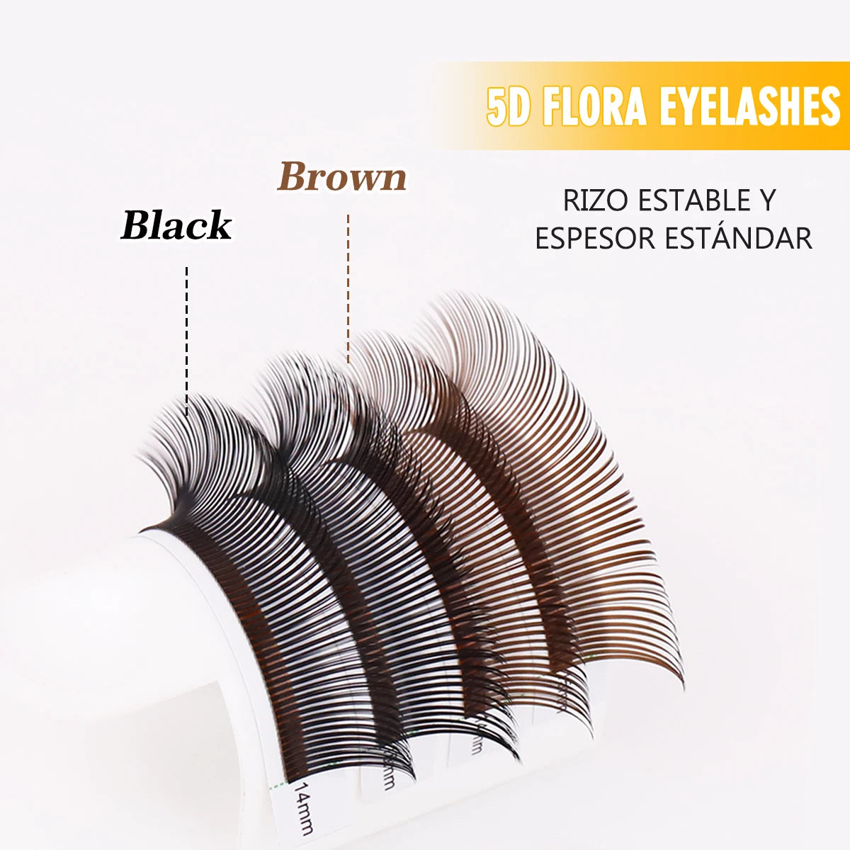Angel Lashes 5D Flower Wet Lash Extensions Chocolate Brown Easy Fans Volume Flora Eyelash Manga Wispy Spike Premade Fans Lashes
