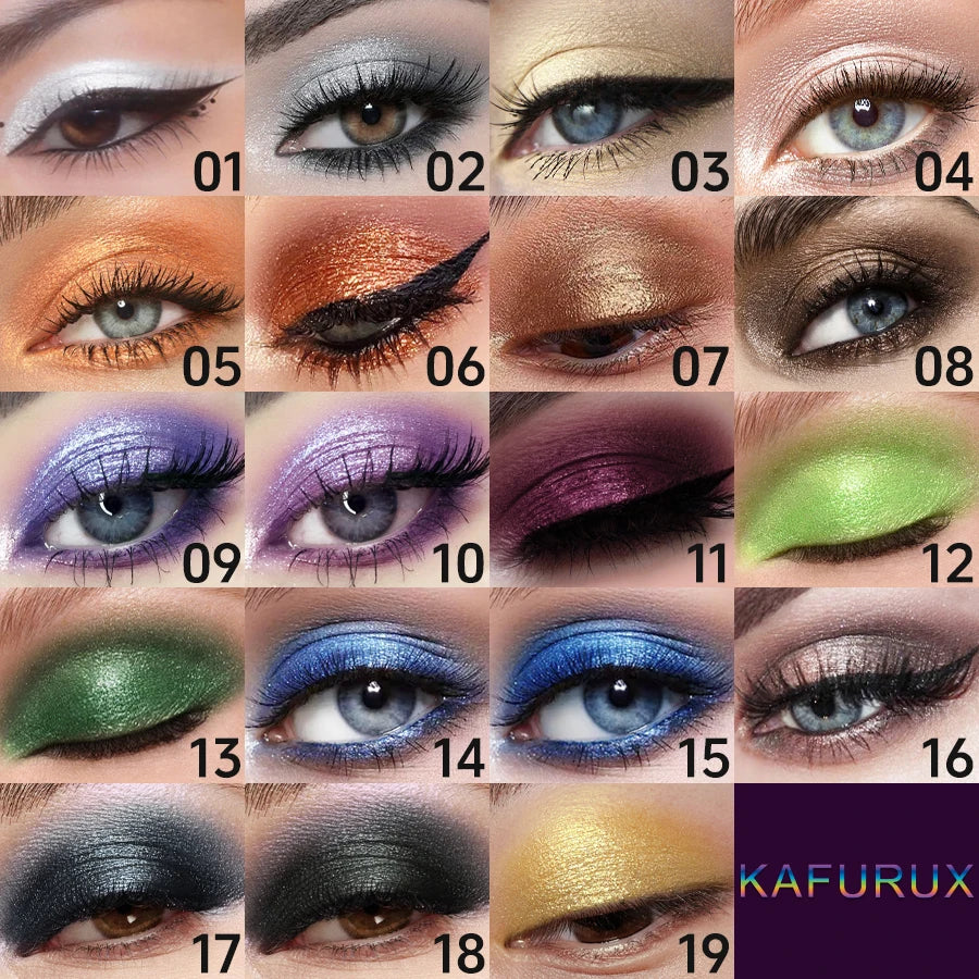 25 Color 1PC Pearl Eyeshadow Stick Waterproof Long Lasting Glitter & Matte Color Eye Shadow Makeup Face Highlight Cosmetics Gift