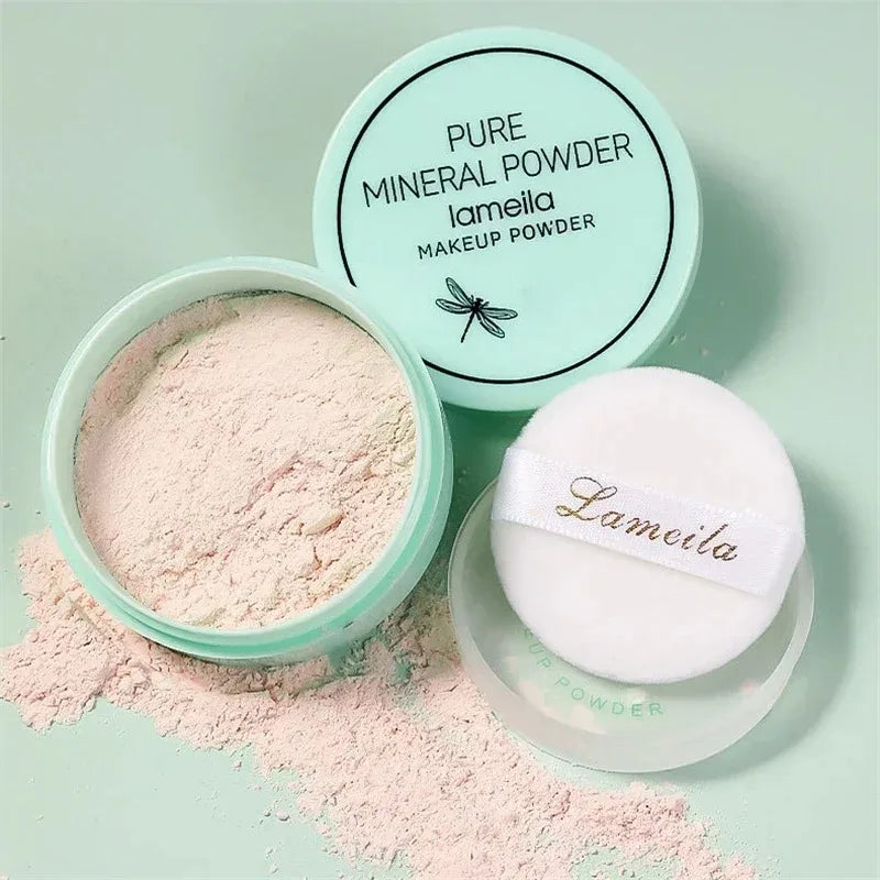 3 Colors Makeup Loose Powder Professional Oil-control Waterproof Natural Face Finishing Powder Long Lasting Matte Setting Powder
