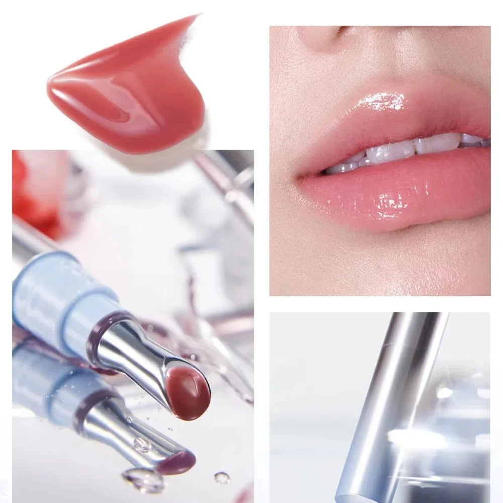 Judydoll Ice Diamond Essence Lip Tint Mirror Water Light Lip Gloss Fading Lip Lines Lipstick Moisturizer Lip Plumping Makeup