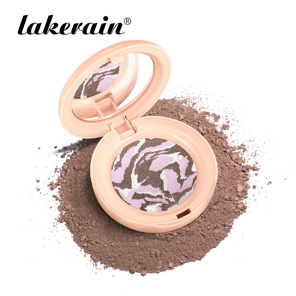 Matte Baked Color Correcting Foundation Bronzer Pressed Powder Compact Long Lasting Oil Control Loose Setting Powder Foundation
